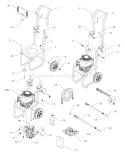 Part Location Diagram of GB3330GS Briggs and Stratton HANDLE